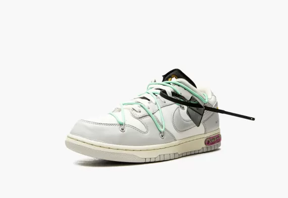 Find Men's NIKE DUNK LOW Off-White - Lot 04 for Outlet Price