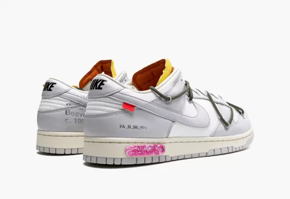 Women's Nike DUNK LOW Off-White Lot 22 - On Sale Now at Our Outlet!