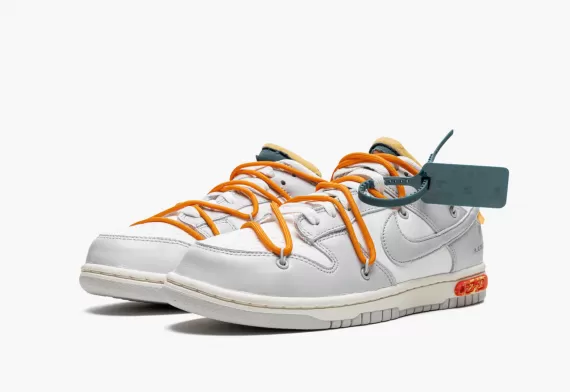 Step Up Your Footwear with the New Women's Nike Dunk Low Off-White - Lot 44!