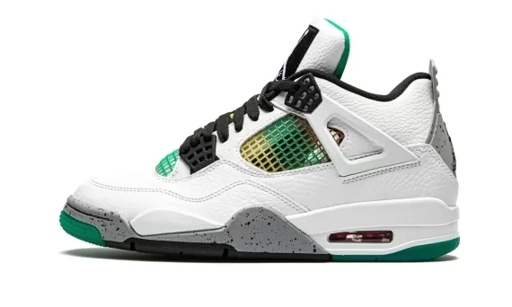 Air Jordan 4 Retro Rasta - Lucid Green