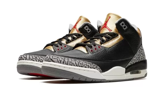 Air Jordan 3 - Black Cement Gold