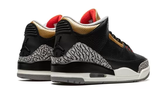 Air Jordan 3 - Black Cement Gold