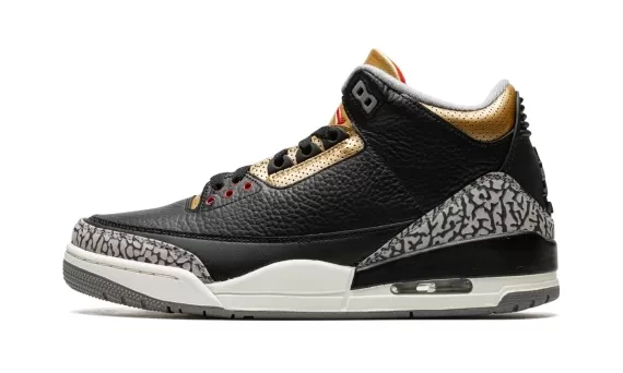 Air Jordan 3 - Black Cement Gold