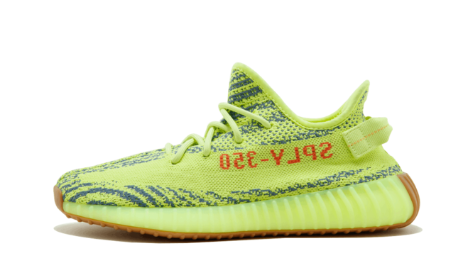 Women's New Yeezy Boost 350 V2 Semi Frozen Yellow Shoes