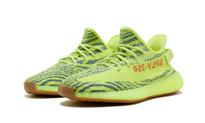 Brand New Mens Yeezy Boost 350 V2 Semi Frozen Yellow