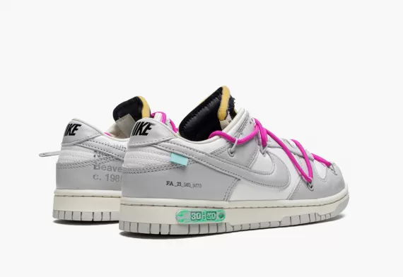 Men's NIKE DUNK LOW Off-White - Lot 30 - Shop Now and Save!