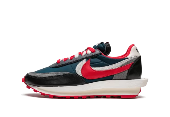 Shop Now for Men's Nike LDWAFFLE Undercover x Sacai On Sale - Midnight Spruce University Red