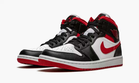 Classic Look for the Stylish Man - Air Jordan 1 Mid Metallic Red