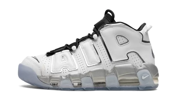 Air More Uptempo - White Metallic