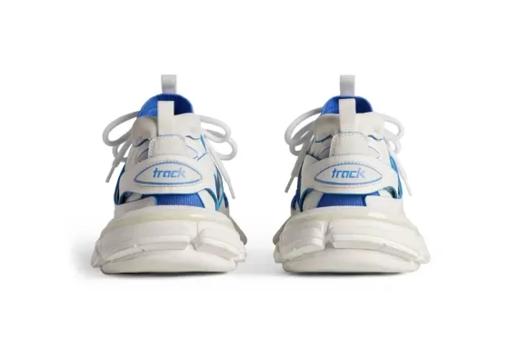 Balenciaga Track Sock Panelled Sneakers - Blue/White