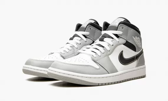 Outlet AIR JORDAN 1 MID - Light Smoke Grey 2.0 for Women