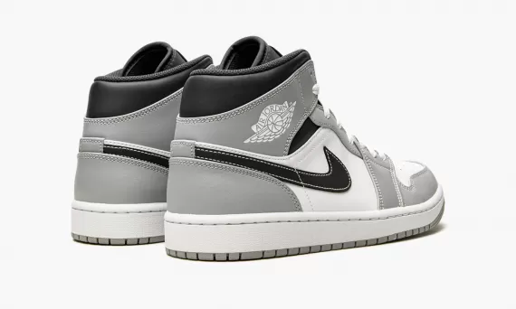 Original AIR JORDAN 1 MID - Light Smoke Grey 2.0 for Women