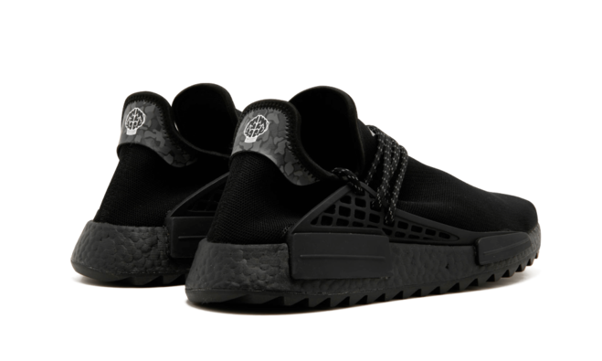 Women's Stylish Pharrell Williams NMD Human Race TRAIL NERD Black - Out Now