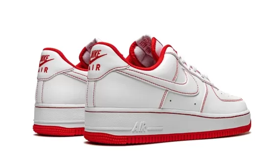 Air Force 1 Low '07 Contrast Stitch - White University Red
