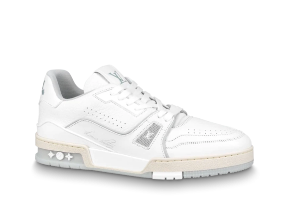 Louis Vuitton Trainer Sneaker - White, Grained
