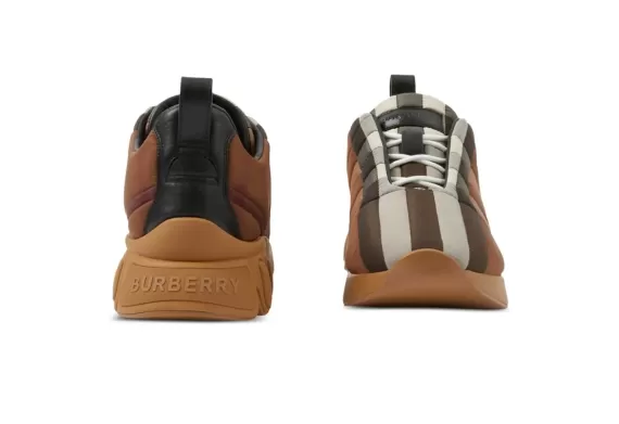 Checked Low-top Sneakers - Brown/Black