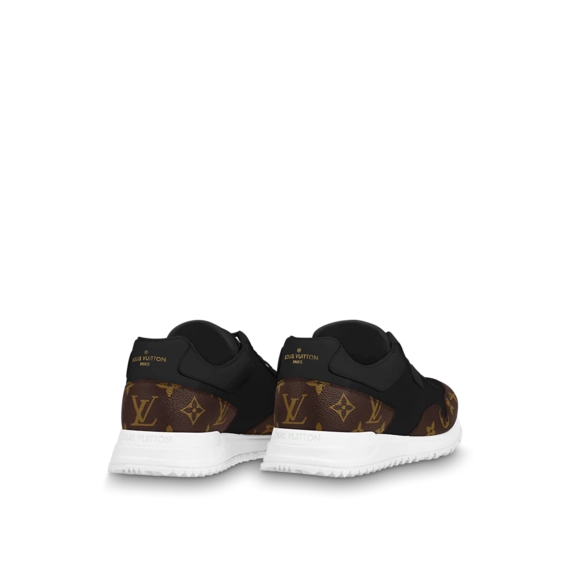 Shop Now! LV Run Away Sneaker - Black Monogram Canvas & Mesh for Men