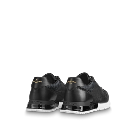 Louis Vuitton Run Away Sneaker - Black, Monogram canvas, calf leather and textile