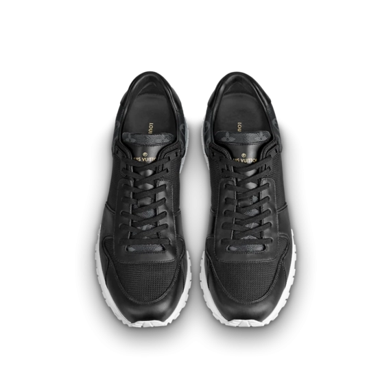 For the fashion-forward modern man, the Louis Vuitton Run Away Sneaker in black is the perfect option; made with Monogram canvas, calf leather and textile. Find your look today in the new & original outlet.