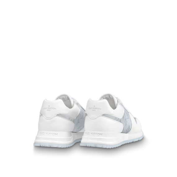 Shop the Outlet Sale for Louis Vuitton Men's Run Away Sneaker - White and Iridescent