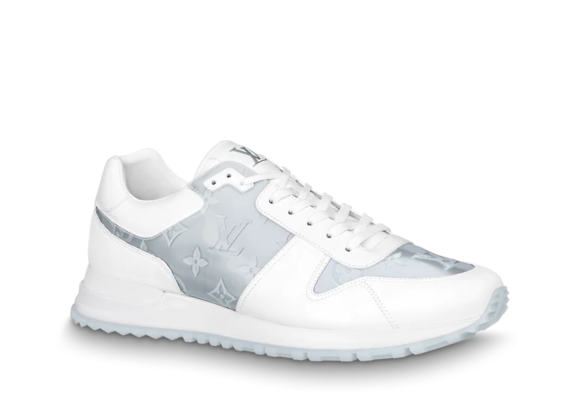 Louis Vuitton Run Away Sneaker - White, Iridescent textile and calf leather