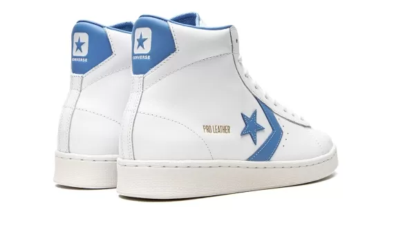 Pro Leather High - White/Coast Blue