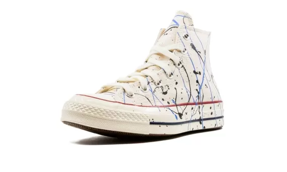 Chuck 70 Hi Paint Splatter - White