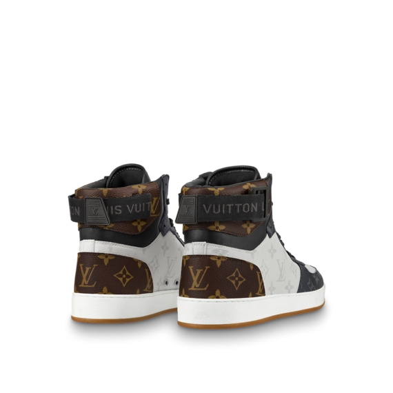 Upgrade Your Look - Men's New Monogram Canvas Louis Vuitton Rivoli Sneaker Boot