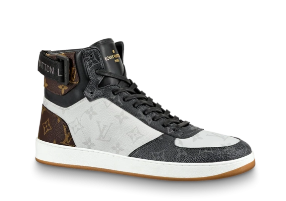 Men's Original Monogram Canvas Louis Vuitton Rivoli Sneaker Boot from Outlet