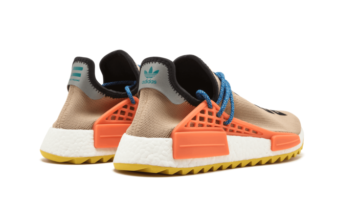 Stylish Men's Pharrell Williams NMD Human Race TRAIL PALE NUDE Sneakers from Outlet