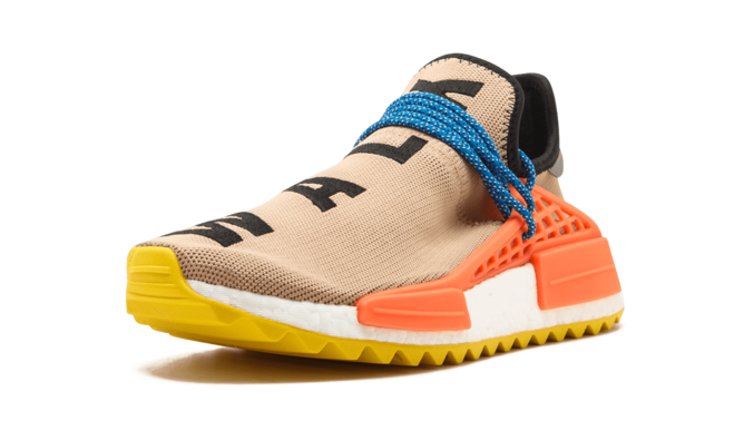 New Pharrell Williams NMD Human Race TRAIL PALE NUDE shoes for women at Outlet.