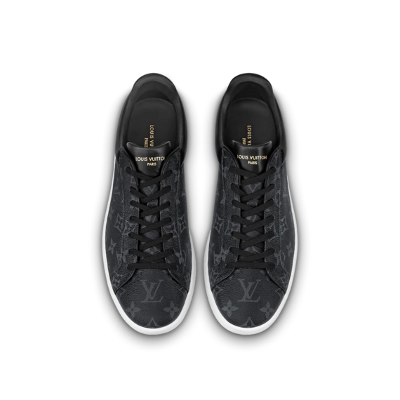 Be Stylish in Louis Vuitton's Luxury Luxembourg Monogram Canvas Sneaker for Men - Outlet New