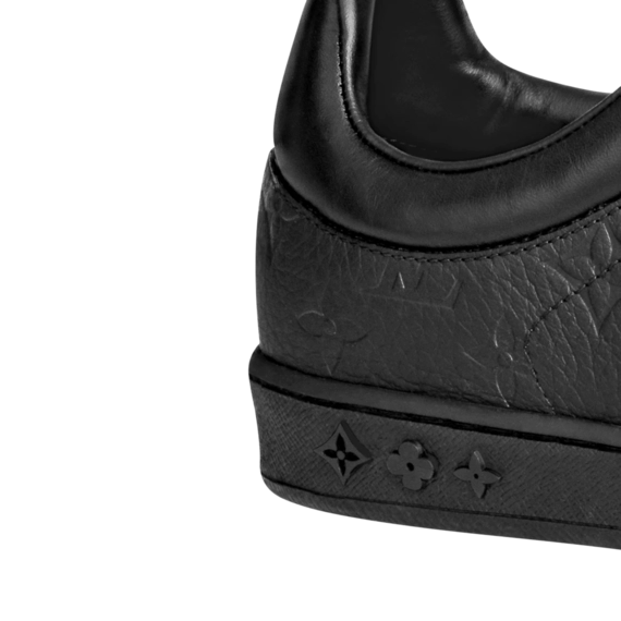 Louis Vuitton Luxembourg Sneaker - Black, Monogram-embossed grained calf leather