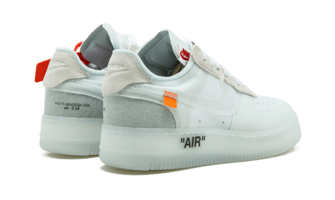 Men's Essential: Nike x Off White Air Force 1 Low White - Buy Original Here