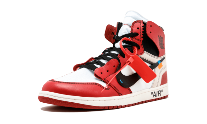 Look Sharp: Men's Air Jordans 1 x Off-White in Chicago Red at Original Store