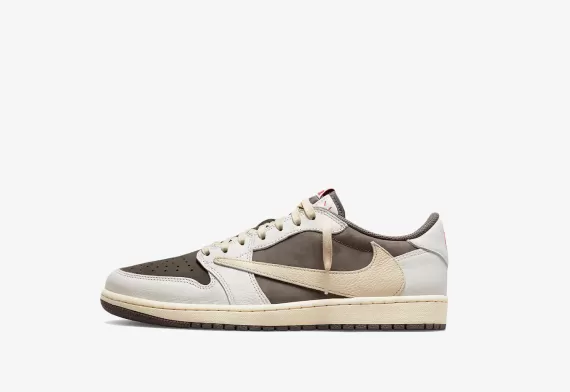 Buy the Air Jordan 1 Retro Low OG SP Travis Scott Reverse Mocha for men at the outlet now.