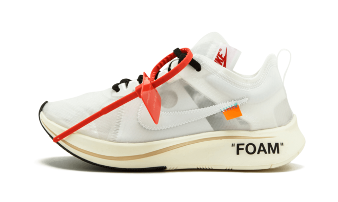 Nike x Off White Zoom Fly Sale- White Sneakers for Women