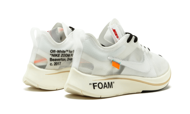 Original Nike x Off White Zoom Fly Sale- White Sneakers for Women