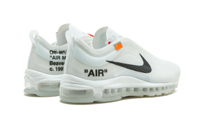 White Mens Nike x Off White Shoes - Air Max 97 OG