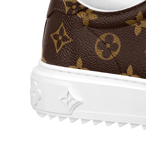 Women's Louis Vuitton Time Out Sneaker Cacao Brown on Sale Now
