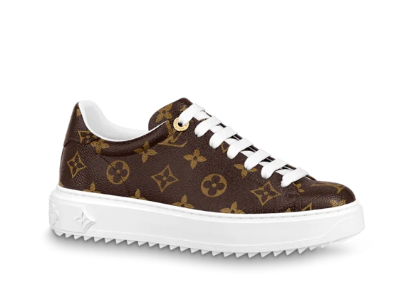 Louis Vuitton Time Out Sneaker Cacao Brown - Buy Women's New