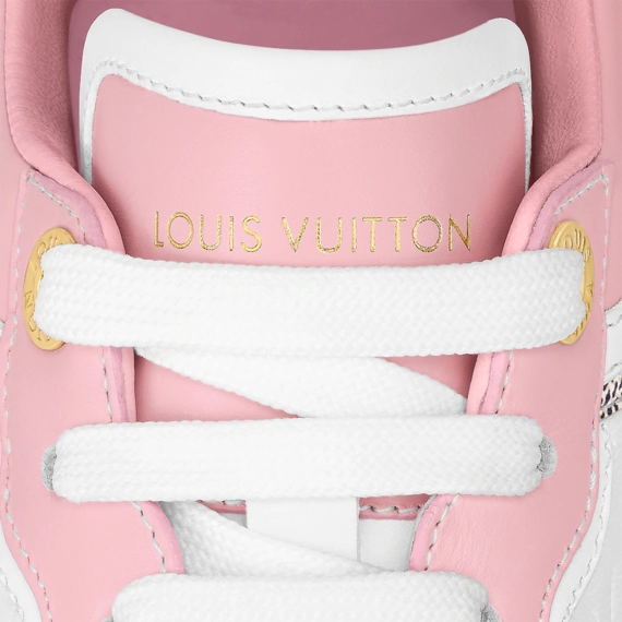 Outlet Rose Clair Pink Louis Vuitton Time Out Sneaker for Women