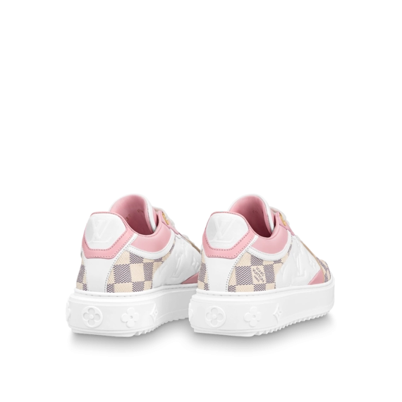 Sale Rose Clair Pink Louis Vuitton Time Out Sneaker for Women