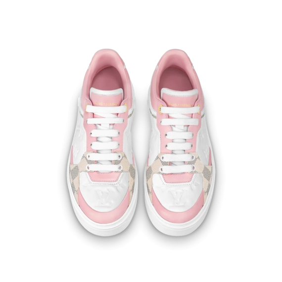 Original Rose Clair Pink Louis Vuitton Time Out Sneaker for Women