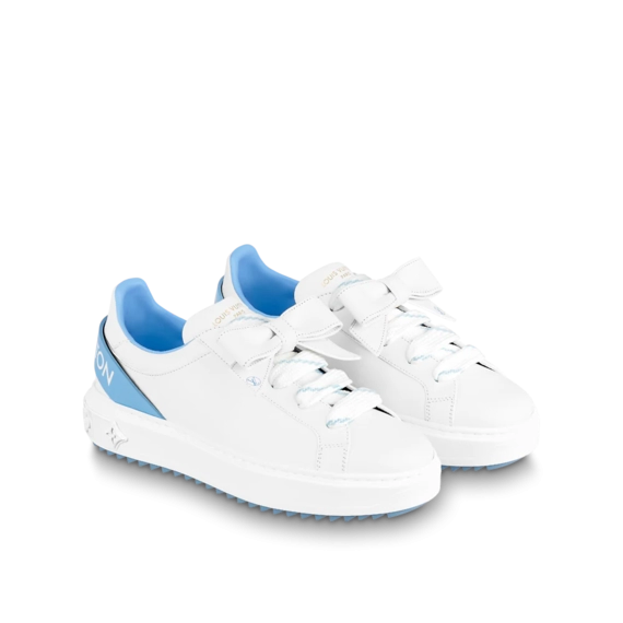 Outlet Louis Vuitton Time Out Sneaker - Save on Women's Light Blue