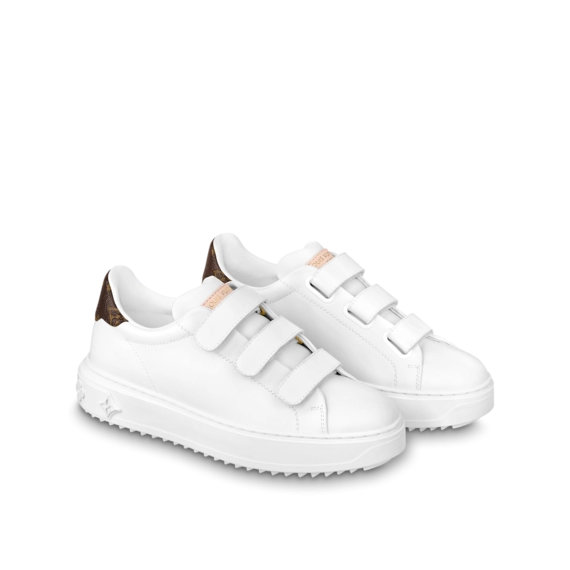 Get the Louis Vuitton Time Out Sneaker White for Women at Outlet Prices!
