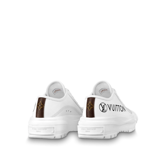 Sale White Lv Squad Sneaker - Women's Outlet Original