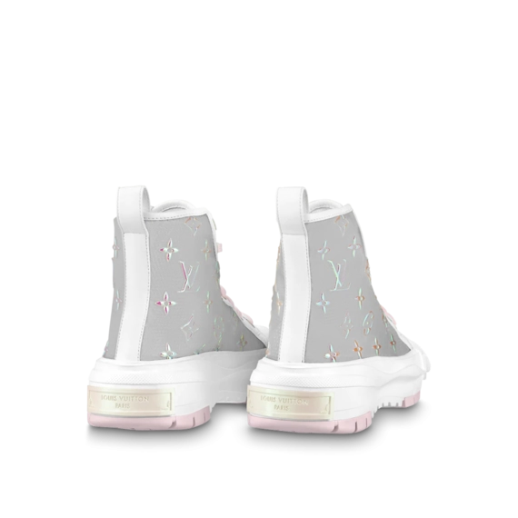 Get Women's LV Squad Sneaker Boot Rose Clair Pink Now!