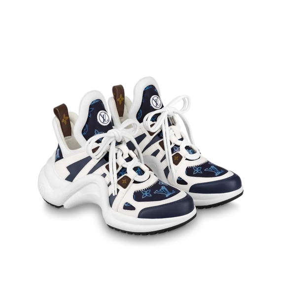 Shop Navy Blue Lv Archlight Sneaker for Women