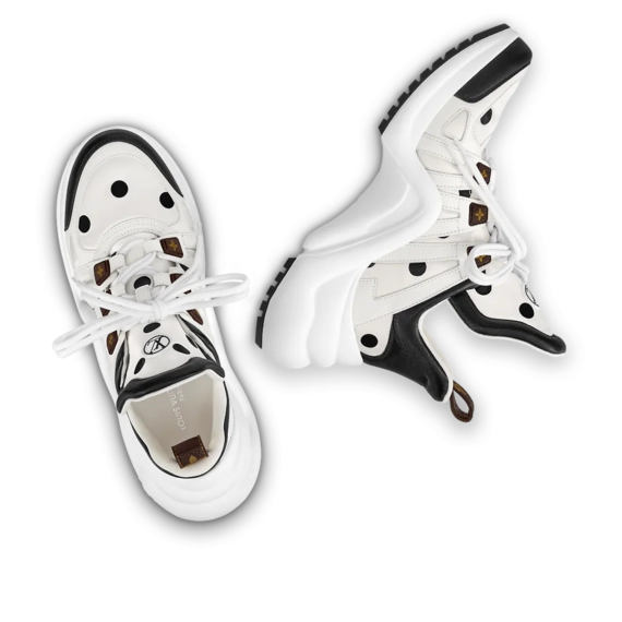 Women's LV Archlight Sneaker White/Black - New Release